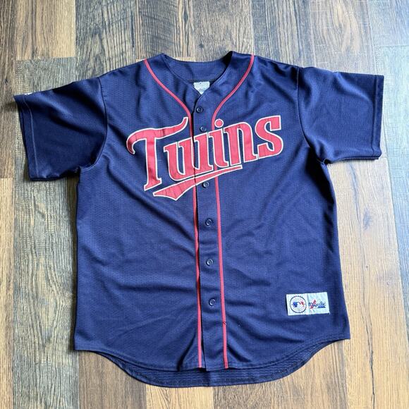 Majestic Other - Vintage Minnesota Twins Jacque Jones #11 Majestic Jersey Men's XL Navy Blue